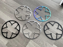 Load image into Gallery viewer, Ti39 Titanium chainrings BCD110 54T positive and negative teeth