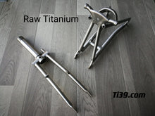Load image into Gallery viewer, Titanium Front &Rear Triangle Fork for 16”Brompton - Ti39 Titanium For Brompton