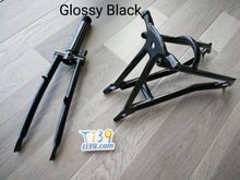 Load image into Gallery viewer, Titanium Front &Rear Triangle Fork for 16”Brompton - Ti39 Titanium For Brompton