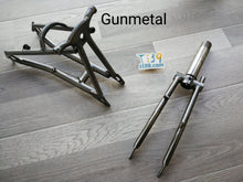 Load image into Gallery viewer, Titanium Front &Rear Triangle Fork for 16”Brompton - Ti39 Titanium For Brompton