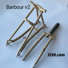Load image into Gallery viewer, Titanium Front &Rear Triangle Fork Cline for 16”Brompton