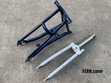 Load image into Gallery viewer, Titanium Front &amp;Rear Triangle Fork Cline for 16”Brompton
