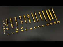 Load image into Gallery viewer, UXN TiTAN Ti39 Titanium Screws For Full Brompton Bike A/C/P Line （80 Pcs）
