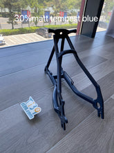 Load image into Gallery viewer, Titanium 100mm disk Front &amp; 135mm disk Rear Triangle Fork for 16”Brompton
