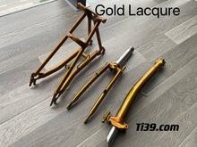 Load image into Gallery viewer, Titanium Front &amp;Rear Triangle Fork Cline for 16”Brompton
